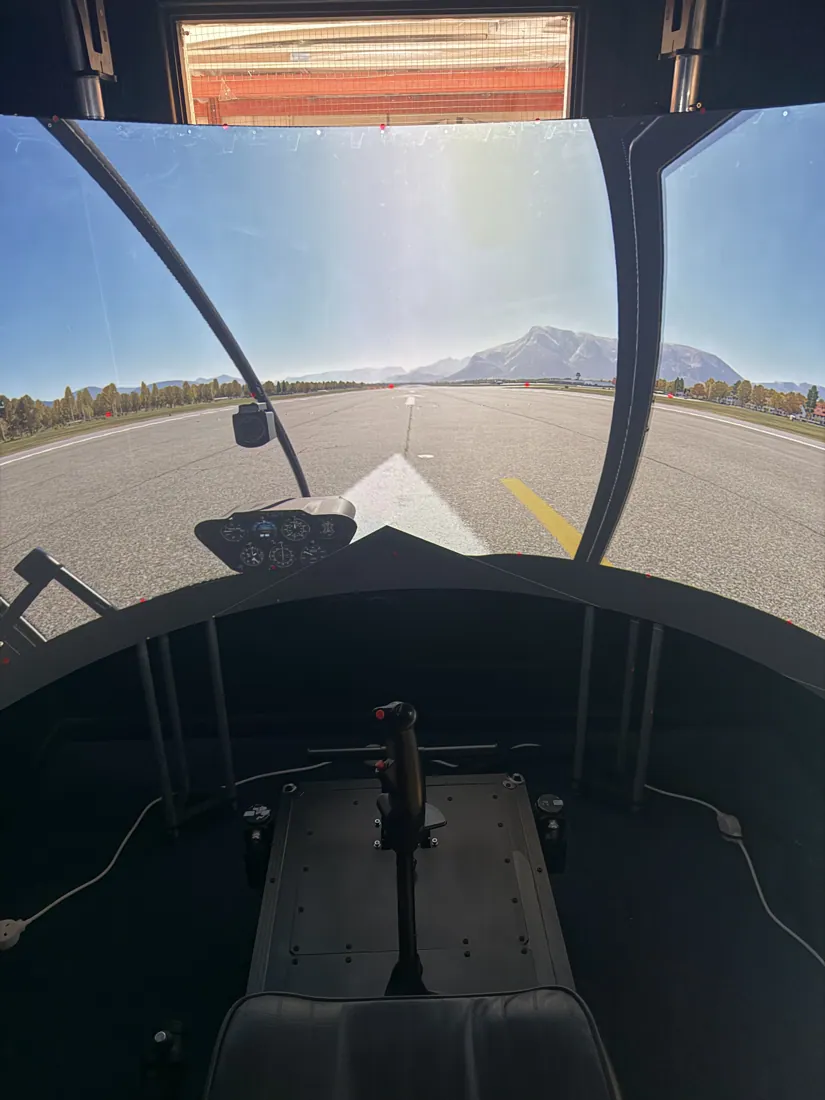 Immersive projection simulator at Diss Simulator Centre