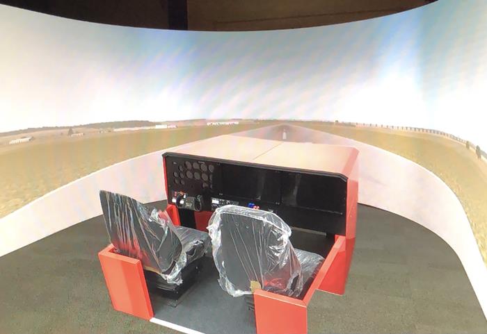 Dual Seat Open Cockpit Simulator
