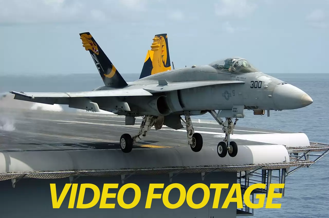 Watch F/A-18 fighter jet video footage
