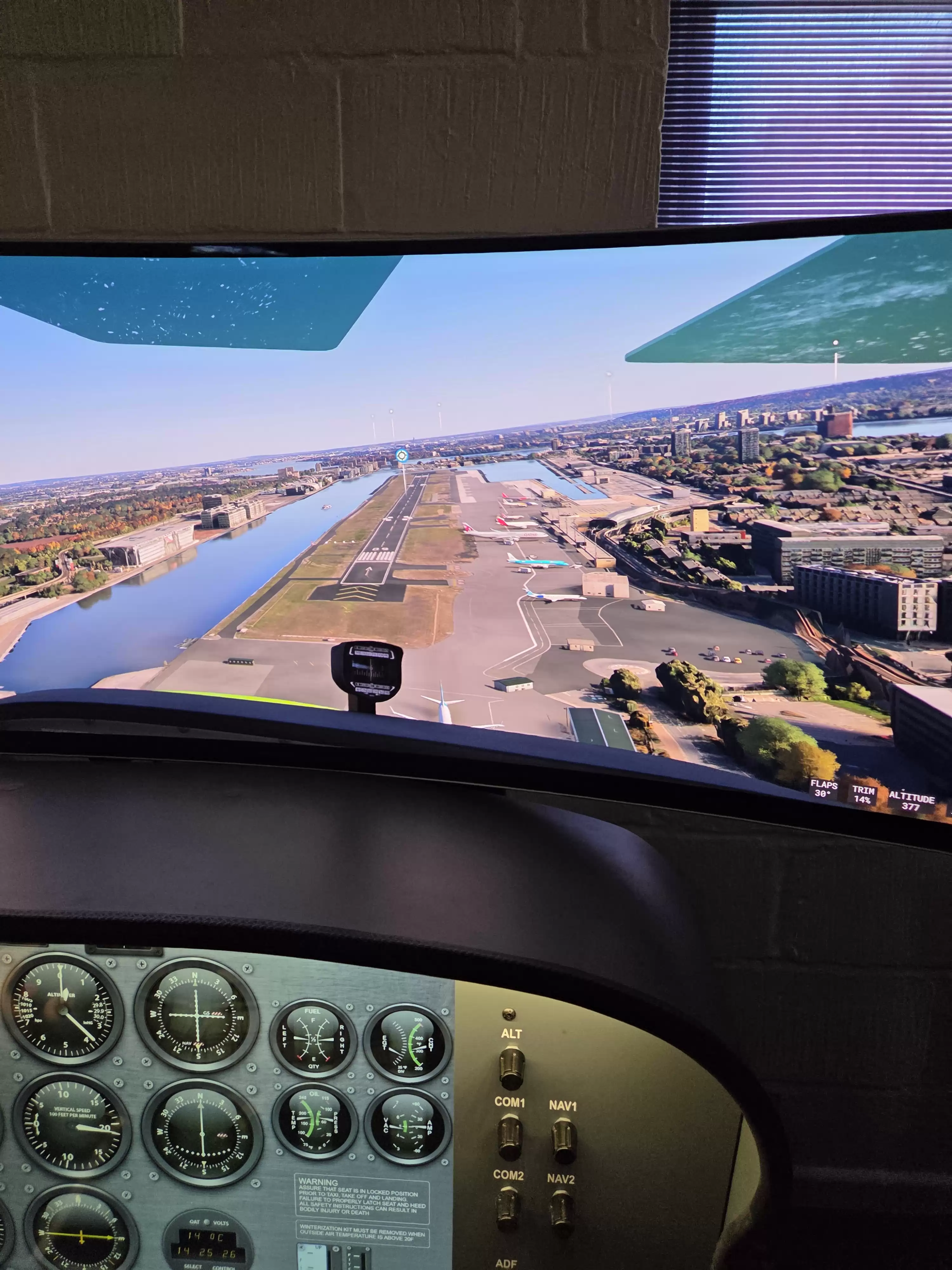 Solo Panel Flight Simulator at Diss Simulator Centre, view 6