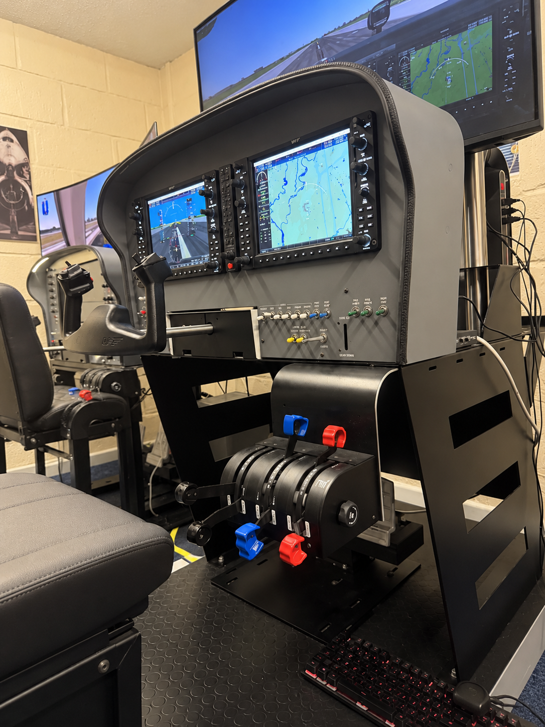Elite 172 light-aircraft simulator at Diss Simulator Centre